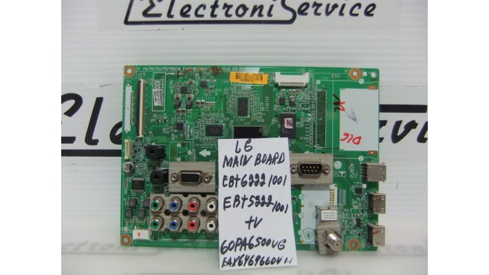 LG EBT52221001 main board
